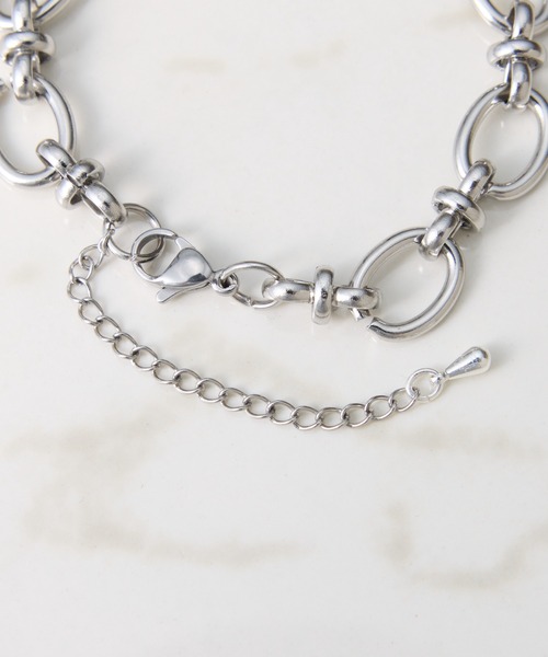 PAPILLONNER（パピヨネ）の「ステンレスチェーンブレスレット（ブレスレット・レディース・シルバー/ゴールド・FREE）」の10枚目の写真