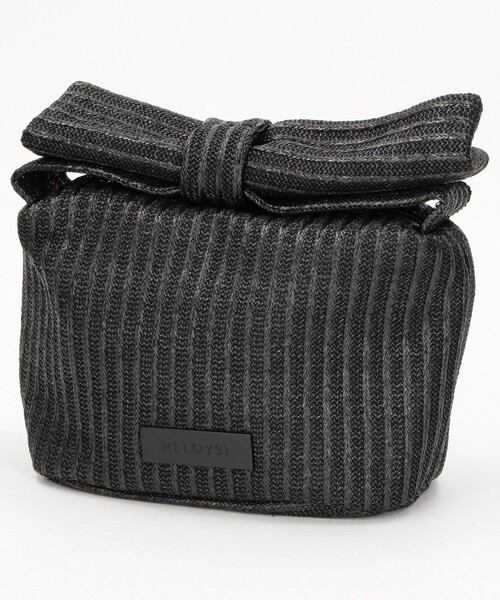 セール】HELOYSE/エロイーズ ribbon pouch raffia/リボンポーチ