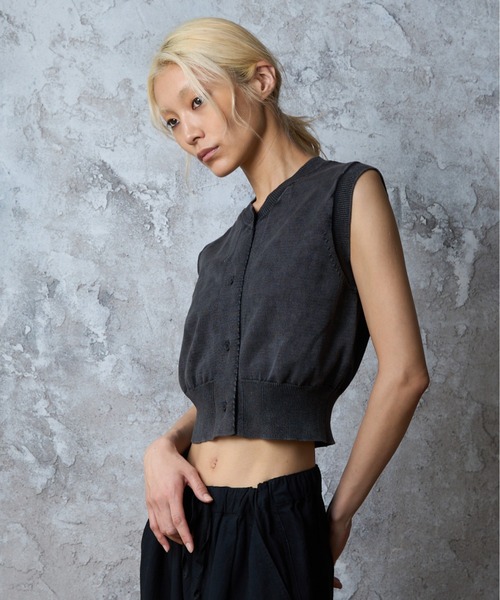 paradigm】コットンニットコンパクトベスト（ベスト）｜paradigm