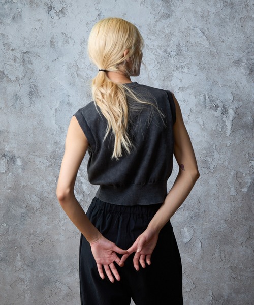 paradigm（パラダイム）の「【paradigm】コットンニットコンパクトベスト（ベスト・レディース・アイボリー/ブラック/グレー・SMALL/MEDIUM）」の16枚目の写真