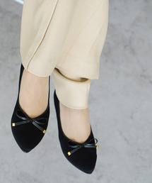 chocolates | 晴雨兼用 ポインテッドトゥ サテンバレエパンプス【日本製】(バレエシューズ)
