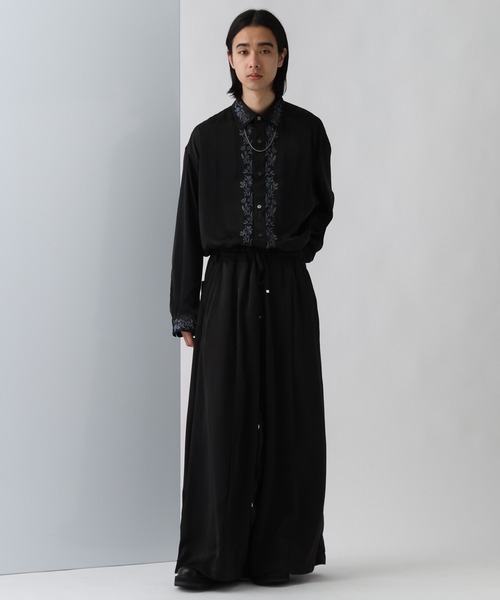 HARE（ハレ）の「【TSUYA SET UP対応】フロントシシュウシャツ(HARE)（シャツ/ブラウス・メンズ・ブラック/グレー/ブルー・FREE）」の6枚目の写真