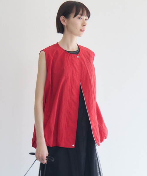 Paradise Picnic（パラダイスピクニック）の「Dignite Collier バルーンジレ（ベスト・レディース・ブラック/ホワイト/レッド・FREE）」の3枚目の写真