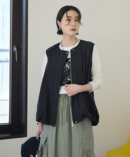 Paradise Picnic（パラダイスピクニック）の「Dignite Collier バルーンジレ（ベスト・レディース・ブラック/ホワイト/レッド・FREE）」の22枚目の写真