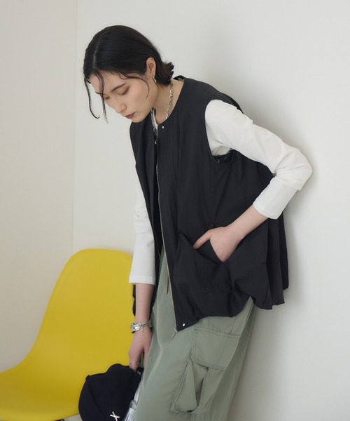 Paradise Picnic（パラダイスピクニック）の「Dignite Collier バルーンジレ（ベスト・レディース・ブラック/ホワイト/レッド・FREE）」の15枚目の写真