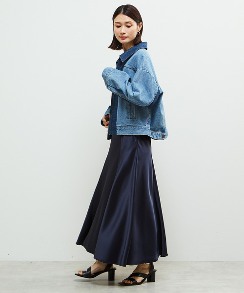 新品　Soffitto バイアスフレアースカート soffitto スカート バイアスフレアースカート : ZOZOTOWN Yahoo