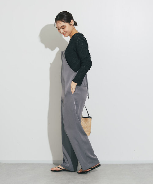 un dix cors（アンディコール）の「フラワーレースカットソー（Tシャツ/カットソー・レディース・ブラック/ホワイト/グリーン系その他2・FREE）」の5枚目の写真