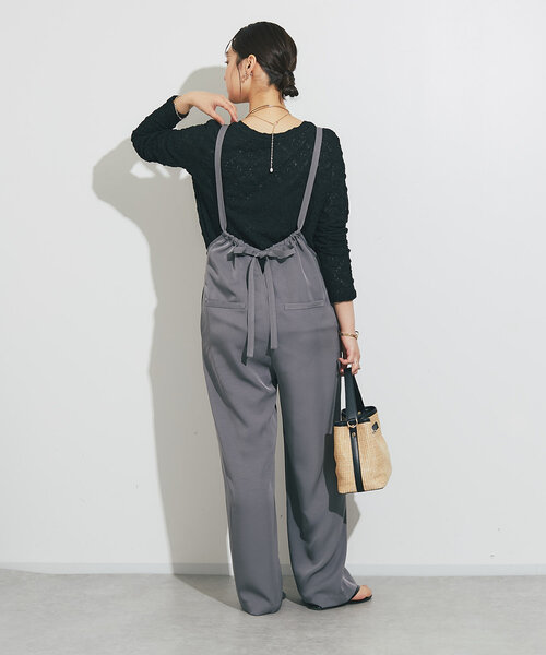 un dix cors（アンディコール）の「フラワーレースカットソー（Tシャツ/カットソー・レディース・ブラック/ホワイト/グリーン系その他2・FREE）」の6枚目の写真