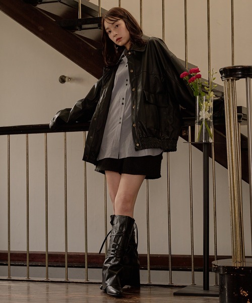 mideal（マイディール）の「design loose shirts / デザインルーズシャツ（シャツ/ブラウス・レディース・アイボリー/ブルー/ピンク・FREE）」の17枚目の写真