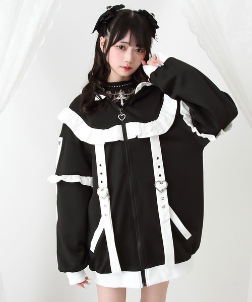 夢展望　姫系　ワンピースパーカー　Deary 気になる品 夢展望 姫系フリルパーカー | 姫系☆猫☆大好き