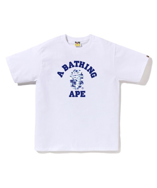 【A BATHING APE】TREE EDGE CAMO COLLEGE TEE /Tシャツ A BATHING APE® Color Camo College Ls Tee | Bape official