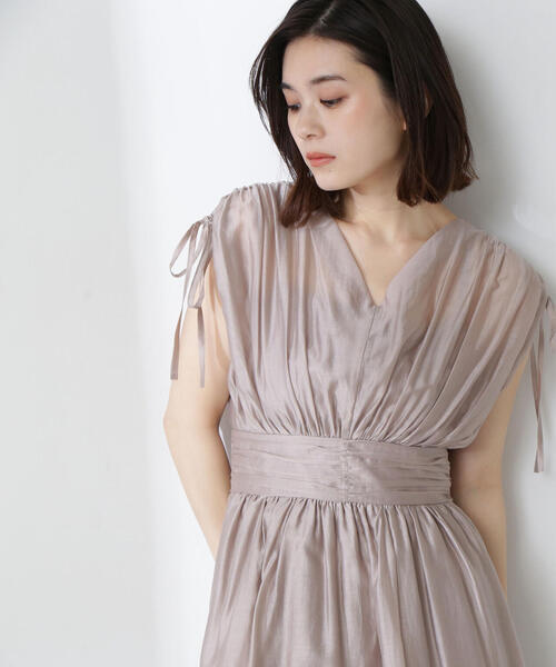 ◇Vネックティアードワンピース（ワンピース）｜NATURAL BEAUTY