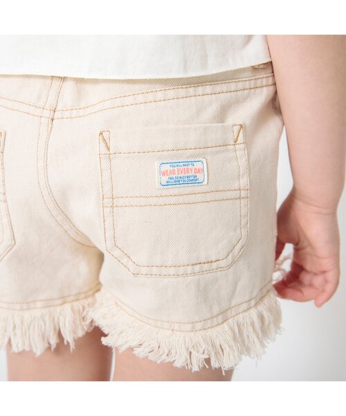 BREEZE（ブリーズ）の「【ジュニア対応】フリンジショートパンツ（その他パンツ・キッズ・ライム/ピンク/アイボリー/ブルー・100/120/140/130/80/110/90）」の22枚目の写真