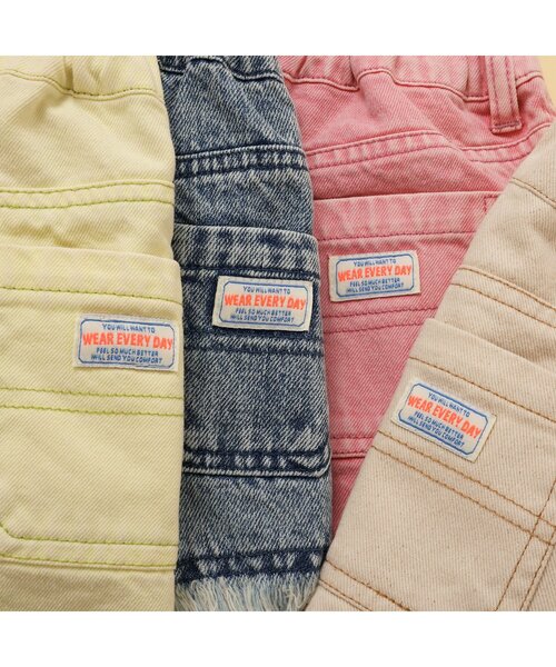 BREEZE（ブリーズ）の「【ジュニア対応】フリンジショートパンツ（その他パンツ・キッズ・ライム/ピンク/アイボリー/ブルー・100/120/140/130/80/110/90）」の18枚目の写真