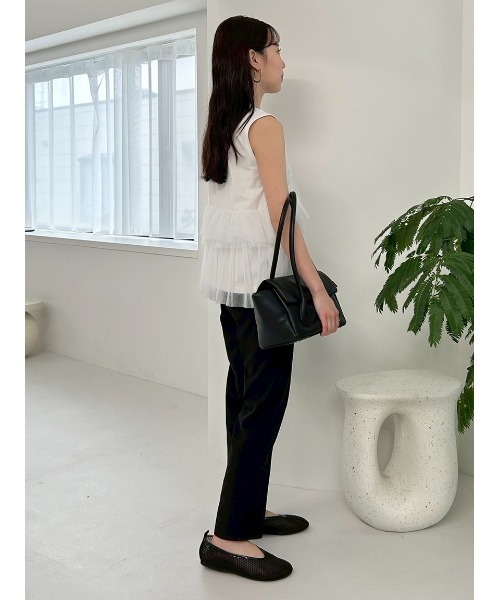 Mila Owen - 13点おまとめ！専用出品ですMila owen カットソー 黒✕白 チュールドッキングペプラムカットトップス(カットソー