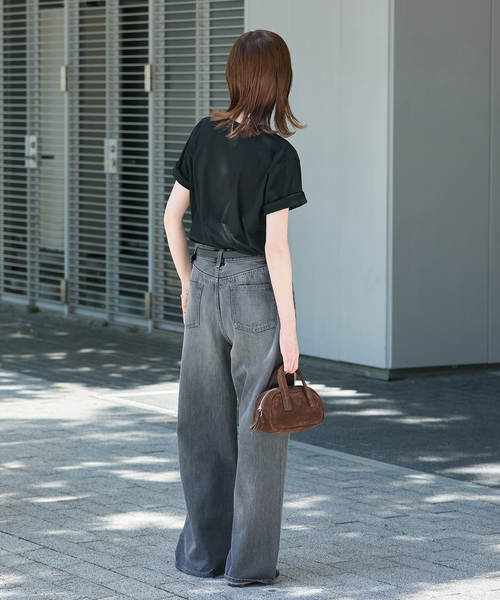 JOURNAL STANDARD(ジャーナルスタンダード)の「汗ジミ防止ナノシアハーフスリーブT(Tシャツ/カットソー・レディース・ホワイト/グレー/ブラック・FREE)」の10枚目の写真