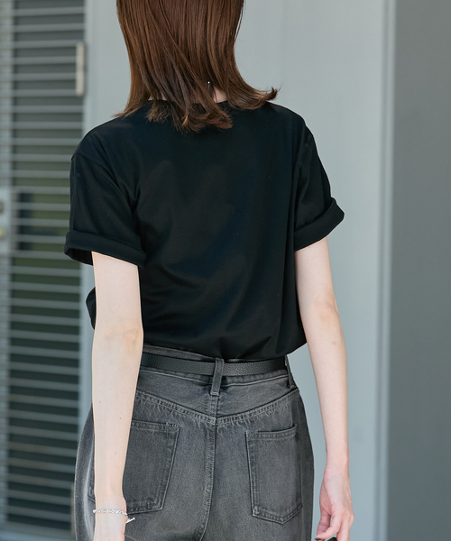 JOURNAL STANDARD(ジャーナルスタンダード)の「汗ジミ防止ナノシアハーフスリーブT(Tシャツ/カットソー・レディース・ホワイト/グレー/ブラック・FREE)」の13枚目の写真