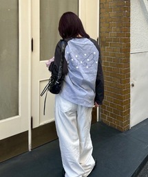 アソート配色ラグランロンT