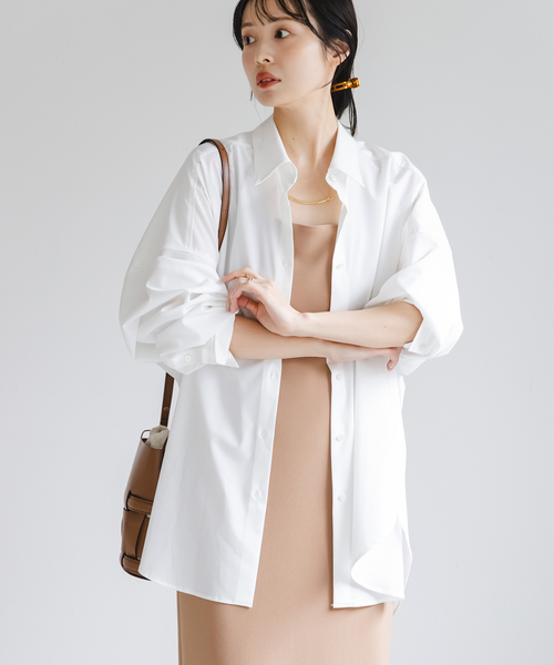 NOBLE イージーケアルーズドレープシャツ Noble（ノーブル）の「イージーケアルーズドレープシャツ