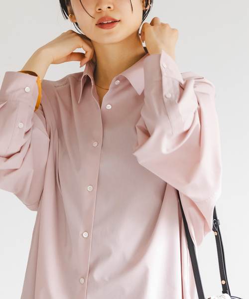 NOBLE イージーケアルーズドレープシャツ Noble（ノーブル）の「イージーケアルーズドレープシャツ