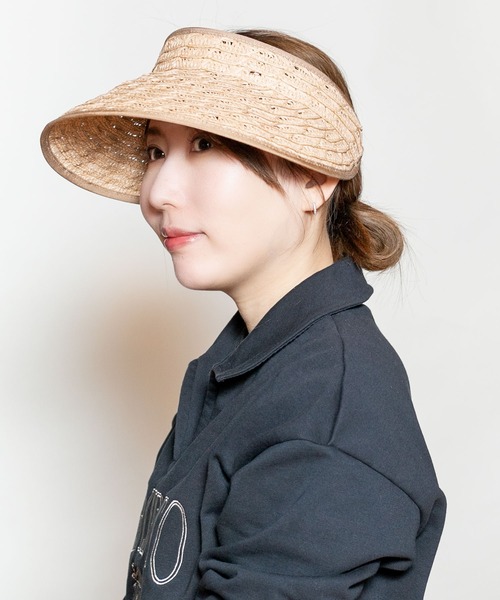 CA4LA(カシラ)の「OAK(サンバイザー・レディース・グレー/ブラック/ベージュ・ONESIZE)」の10枚目の写真