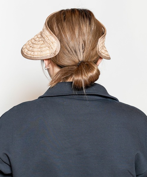 CA4LA(カシラ)の「OAK(サンバイザー・レディース・グレー/ブラック/ベージュ・ONESIZE)」の9枚目の写真
