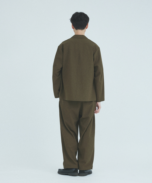 JOURNAL STANDARD(ジャーナルスタンダード)の「EVALET ギンガム フィールド ジャケット / セットアップ対応(テーラードジャケット・メンズ・ライトグレー/ウッド/ネイビー・SMALL/MEDIUM/LARGE)」の17枚目の写真