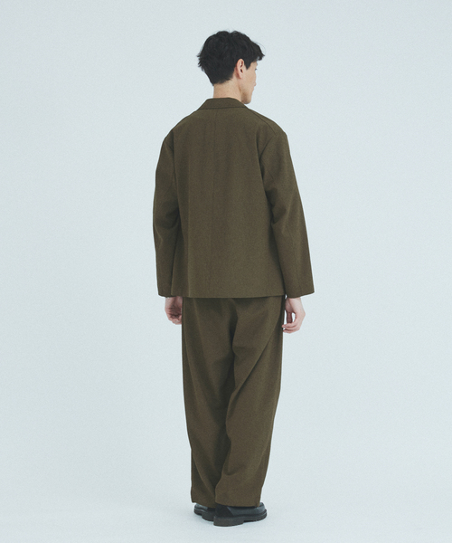 JOURNAL STANDARD(ジャーナルスタンダード)の「EVALET ギンガム フィールド ジャケット / セットアップ対応(テーラードジャケット・メンズ・ライトグレー/ウッド/ネイビー・SMALL/MEDIUM/LARGE)」の18枚目の写真