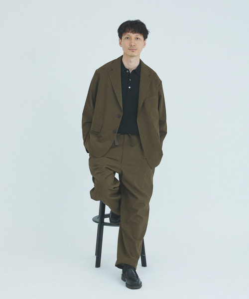 JOURNAL STANDARD(ジャーナルスタンダード)の「EVALET ギンガム フィールド ジャケット / セットアップ対応(テーラードジャケット・メンズ・ライトグレー/ウッド/ネイビー・SMALL/MEDIUM/LARGE)」の22枚目の写真