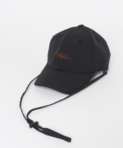 SENSE OF PLACE by URBAN RESEARCH(センスオブプレイスバイアーバンリサーチ)の「コード付きロゴキャップ(キャップ・メンズ・ブラック/チャコールグレー・ONE)」の2枚目の写真