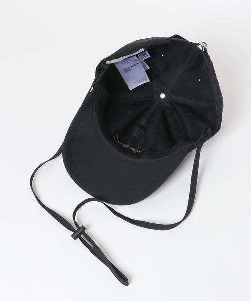 SENSE OF PLACE by URBAN RESEARCH(センスオブプレイスバイアーバンリサーチ)の「コード付きロゴキャップ(キャップ・メンズ・ブラック/チャコールグレー・ONE)」の6枚目の写真