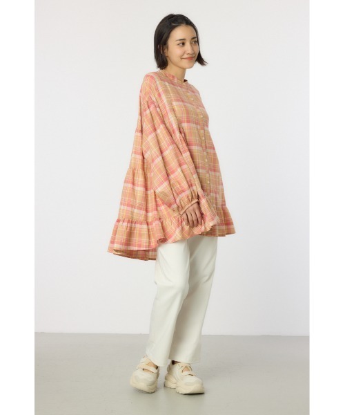 RODEO CROWNS WIDE BOWL(ロデオクラウンズワイドボウル)の「マルチチェックティアードチュニック(チュニック・レディース・グリーン系その他/ブルー系その他/イエロー系その他/ブラック系その他・FREE)」の19枚目の写真