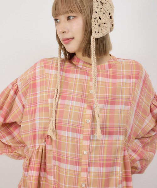 マルチチェックティアードチュニック（チュニック）｜RODEO CROWNS  