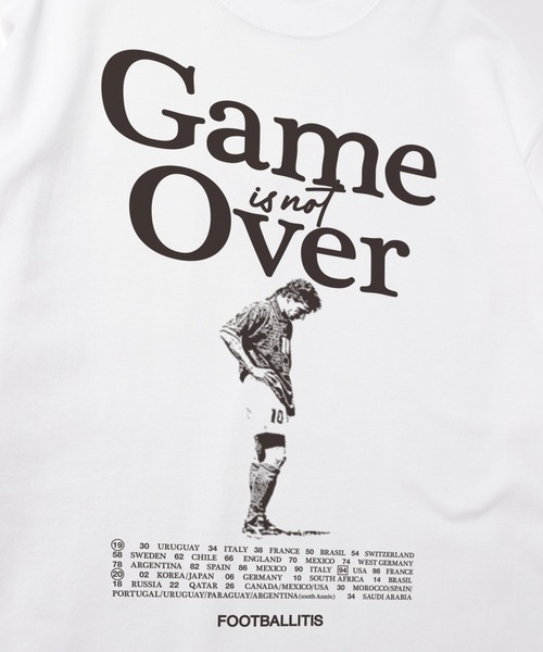 LIBERTY CITY（リバティシティ）の「【LIBERTY CITY/リバティーシティ】 [GAME OVER] Tシャツ（Tシャツ/カットソー・メンズ・ホワイト/ピンク/ターコイズブルー・2/3/4）」の5枚目の写真