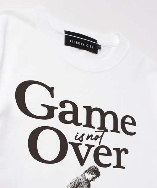 LIBERTY CITY（リバティシティ）の「【LIBERTY CITY/リバティーシティ】 [GAME OVER] Tシャツ（Tシャツ/カットソー・メンズ・ホワイト/ピンク/ターコイズブルー・2/3/4）」の7枚目の写真