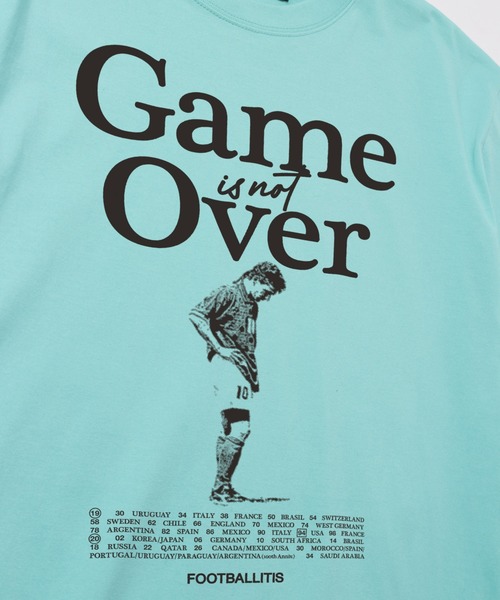 LIBERTY CITY（リバティシティ）の「【LIBERTY CITY/リバティーシティ】 [GAME OVER] Tシャツ（Tシャツ/カットソー・メンズ・ホワイト/ピンク/ターコイズブルー・2/3/4）」の13枚目の写真