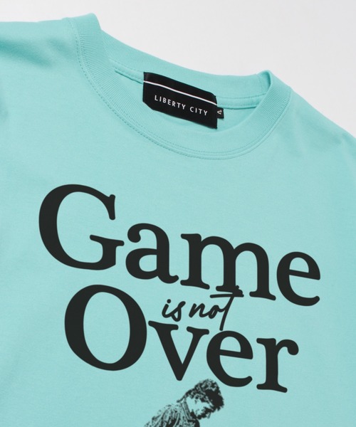 LIBERTY CITY（リバティシティ）の「【LIBERTY CITY/リバティーシティ】 [GAME OVER] Tシャツ（Tシャツ/カットソー・メンズ・ホワイト/ピンク/ターコイズブルー・2/3/4）」の15枚目の写真