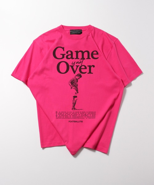 LIBERTY CITY（リバティシティ）の「【LIBERTY CITY/リバティーシティ】 [GAME OVER] Tシャツ（Tシャツ/カットソー・メンズ・ホワイト/ピンク/ターコイズブルー・2/3/4）」の17枚目の写真