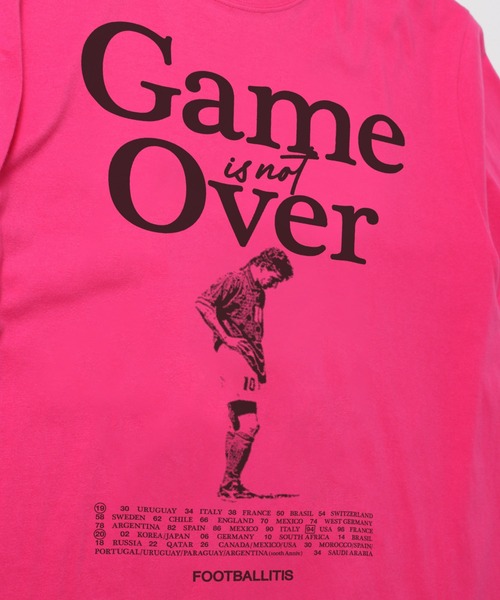 LIBERTY CITY（リバティシティ）の「【LIBERTY CITY/リバティーシティ】 [GAME OVER] Tシャツ（Tシャツ/カットソー・メンズ・ホワイト/ピンク/ターコイズブルー・2/3/4）」の18枚目の写真