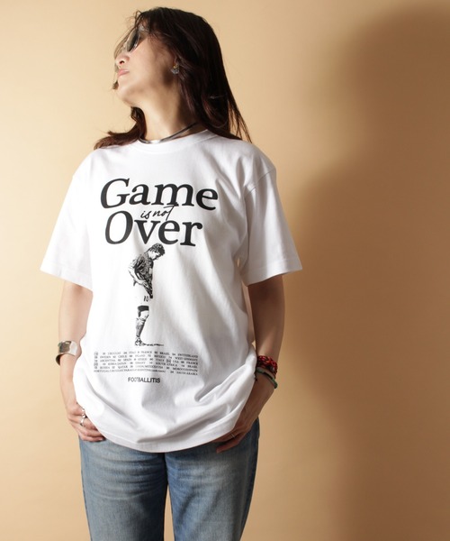LIBERTY CITY（リバティシティ）の「【LIBERTY CITY/リバティーシティ】 [GAME OVER] Tシャツ（Tシャツ/カットソー・メンズ・ホワイト/ピンク/ターコイズブルー・2/3/4）」の21枚目の写真