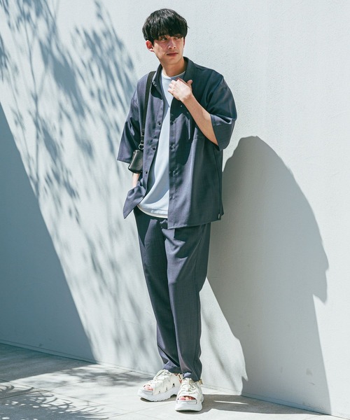 LAKOLE（ラコレ）の「ダンボールレイヤー半袖T / 323570（Tシャツ/カットソー・メンズ・ブラック/ブルー/サンドグレー/ライトグレー・MEDIUM/LARGE/X-LARGE）」の9枚目の写真