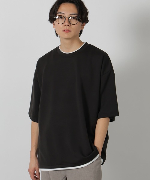 LAKOLE（ラコレ）の「ダンボールレイヤー半袖T / 323570（Tシャツ/カットソー・メンズ・ブラック/ブルー/サンドグレー/ライトグレー・MEDIUM/LARGE/X-LARGE）」の11枚目の写真