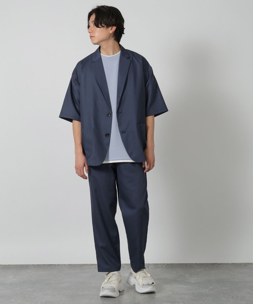 LAKOLE（ラコレ）の「ダンボールレイヤー半袖T / 323570（Tシャツ/カットソー・メンズ・ブラック/ブルー/サンドグレー/ライトグレー・MEDIUM/LARGE/X-LARGE）」の16枚目の写真