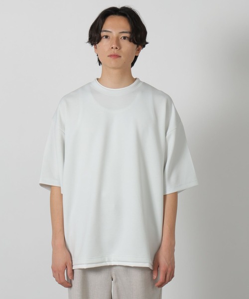 LAKOLE（ラコレ）の「ダンボールレイヤー半袖T / 323570（Tシャツ/カットソー・メンズ・ブラック/ブルー/サンドグレー/ライトグレー・MEDIUM/LARGE/X-LARGE）」の18枚目の写真