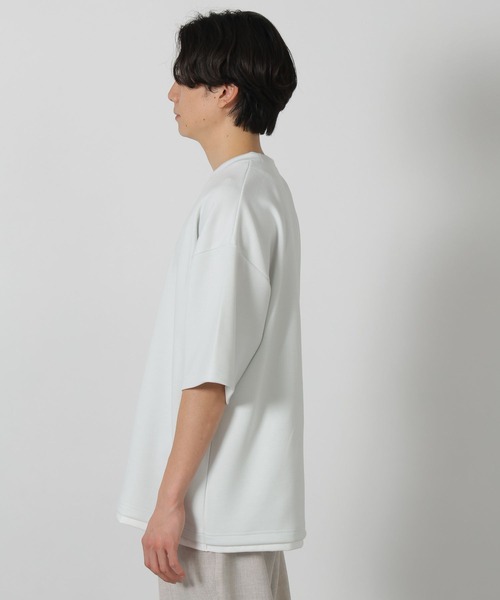 LAKOLE（ラコレ）の「ダンボールレイヤー半袖T / 323570（Tシャツ/カットソー・メンズ・ブラック/ブルー/サンドグレー/ライトグレー・MEDIUM/LARGE/X-LARGE）」の19枚目の写真