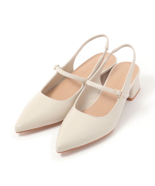 GLOBAL WORK（グローバルワーク）の「らくっションスリングバックサンダル/310104（サンダル・レディース・ブラック/アイボリー/シルバー/ブラック系その他・MEDIUM/LARGE）」の9枚目の写真