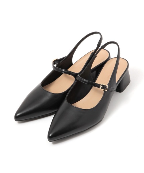 GLOBAL WORK（グローバルワーク）の「らくっションスリングバックサンダル/310104（サンダル・レディース・ブラック/アイボリー/シルバー/ブラック系その他・MEDIUM/LARGE）」の10枚目の写真