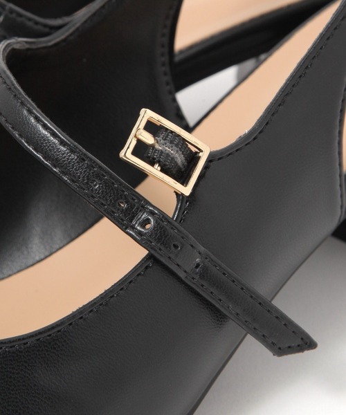 GLOBAL WORK（グローバルワーク）の「らくっションスリングバックサンダル/310104（サンダル・レディース・ブラック/アイボリー/シルバー/ブラック系その他・MEDIUM/LARGE）」の18枚目の写真