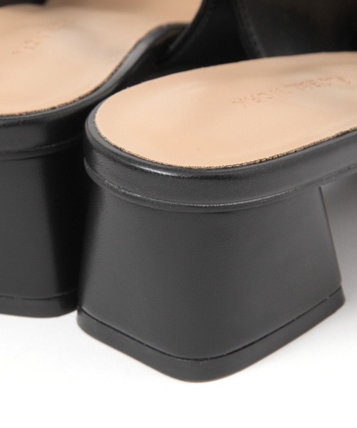 GLOBAL WORK（グローバルワーク）の「らくっションスリングバックサンダル/310104（サンダル・レディース・ブラック/アイボリー/シルバー/ブラック系その他・MEDIUM/LARGE）」の19枚目の写真