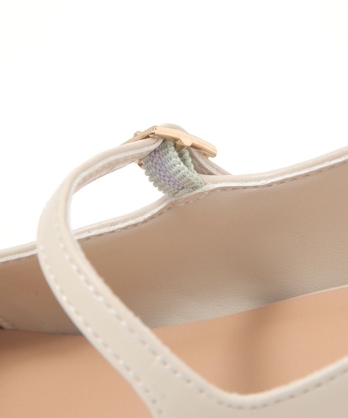 GLOBAL WORK（グローバルワーク）の「らくっションスリングバックサンダル/310104（サンダル・レディース・ブラック/アイボリー/シルバー/ブラック系その他・MEDIUM/LARGE）」の22枚目の写真